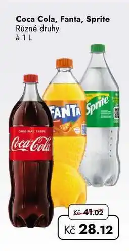 TRAVEL FREE Coca Cola, Fanta, Sprite Různé druhy à nabídka