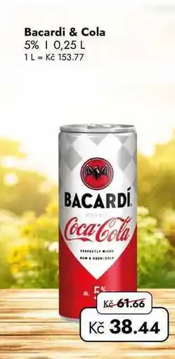 TRAVEL FREE Bacardi & Cola 5% | nabídka