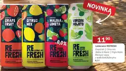 Tamda Foods Lobkowicz REFRESH nabídka