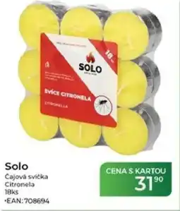 Tamda Foods Solo Čajová svíčka Citronela nabídka