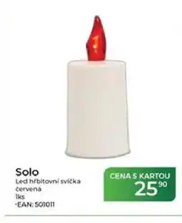 Tamda Foods Solo Led hřbitovní svíčka červená nabídka