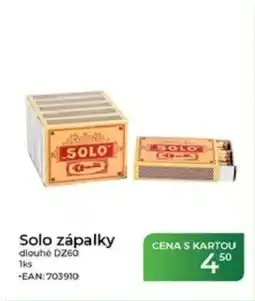 Tamda Foods Solo zápalky dlouhé DZ60 nabídka
