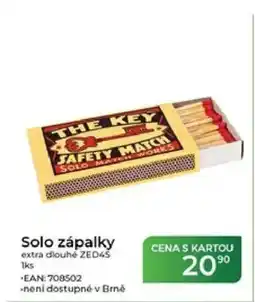 Tamda Foods Solo zápalky extra dlouhé ZED45 nabídka