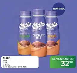 Tamda Foods Milka drink nabídka