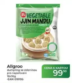 Tamda Foods Allgroo dumpling se zeleninou pro napařování nabídka