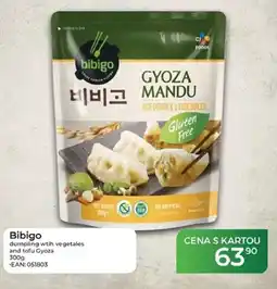Tamda Foods Bibigo dumpling wtih vegetales and tofu Gyoza nabídka