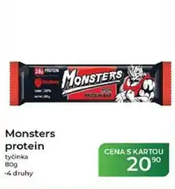 Tamda Foods Monsters protein tyčinka nabídka