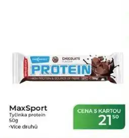 Tamda Foods MaxSport Tyčinka protein nabídka