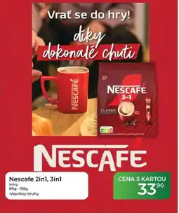 Tamda Foods Nescafe 2in1, 3in1 mixy nabídka