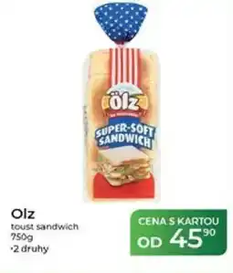 Tamda Foods Olz toust sandwich nabídka