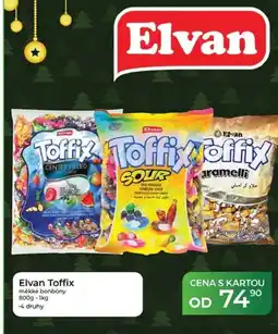 Tamda Foods Elvan Toffix měkké bonbóny nabídka