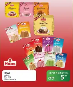 Tamda Foods Haas puding nabídka