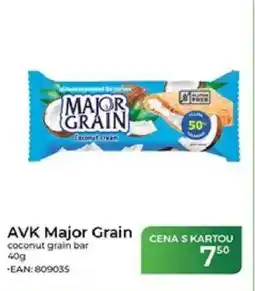 Tamda Foods AVK Major Grain coconut grain bar nabídka