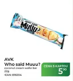 Tamda Foods AVK Who said Muuu? coconut cream wafer bar nabídka