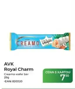 Tamda Foods AVK Royal Charm Creamo wafer bar nabídka