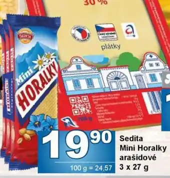 Sedita mini horalky arašídové