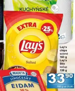 Jip Lay‘s chips solené 163 g nabídka