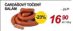 ZEMAN Čardášový točený salám nabídka