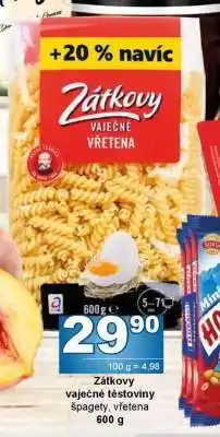 Jip Zátkovy vaječné těstoviny nabídka