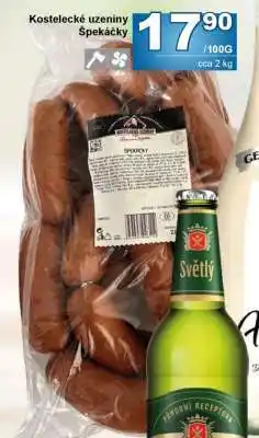 Jip KOSTELECKÉ UZENINY ŠPEKÁČKY nabídka