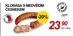 ZEMAN Klobása s medvědím česnekem nabídka