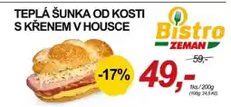 ZEMAN Bistro Zeman nabídka