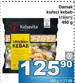 Jip Damak Kuřecí kebab nabídka