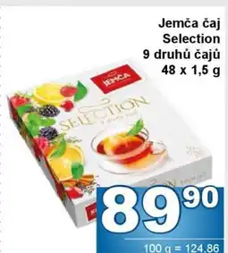 Jip Jemča čaj Selection nabídka
