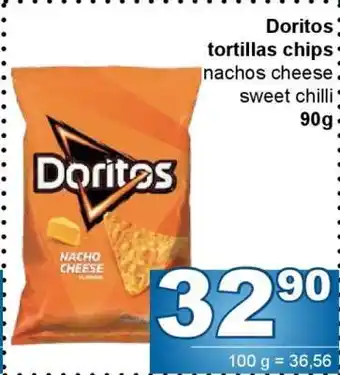 Jip Doritos tortillas chips nabídka