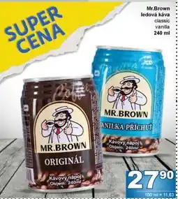 Jip Mr. Brown ledová káva nabídka