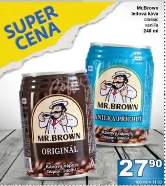 Jip Mr. Brown ledová káva nabídka