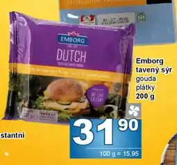 Jip Emborg tavený sýr gouda plátky 200 g nabídka
