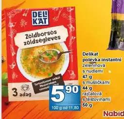 Jip Delikat polévka instantní nabídka