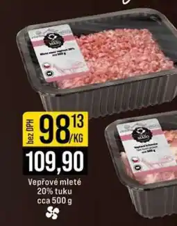 Jip Vepřové mleté 20% tuku cca 500 g nabídka