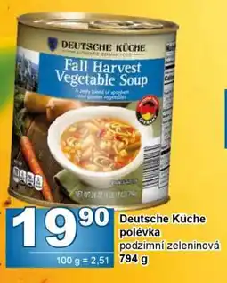 Jip Deutsche Küche polévka nabídka