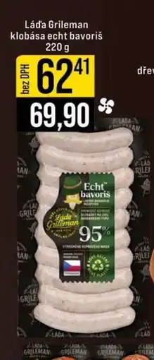 Jip Láďa Grileman klobása echt bavoriš 220 g nabídka