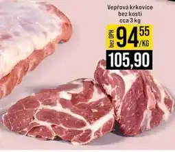 Jip Vepřová krkovice bez kosti cca 3 kg nabídka