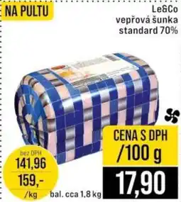 Jip Le&Co vepřová šunka standard 70% nabídka