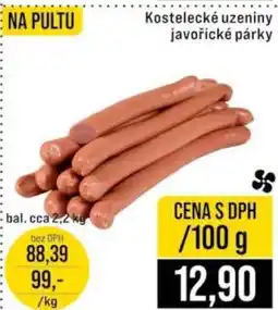 Jip KOSTELECKÉ UZENINY JAVOŘICKÉ PÁRKY nabídka