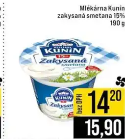 Jip Mlékárna Kunín zakysaná smetana 15 % nabídka