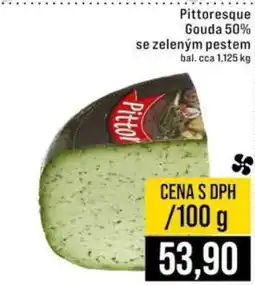 Jip Pittoresque Gouda 50% se zeleným pestem nabídka