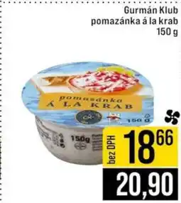 Jip GURMÁN KLUB Pomazánka à la krab nabídka