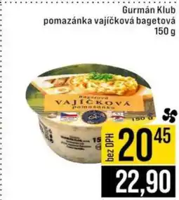 Jip Gurmán Klub pomazánka vaječková bagetová nabídka