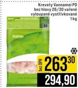 Jip Krevety Vannamei PD bez hlavy 26/30 vařené vyloupané vyštřívkované nabídka
