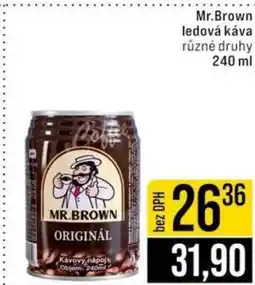 Jip Mr. Brown ledová káva nabídka