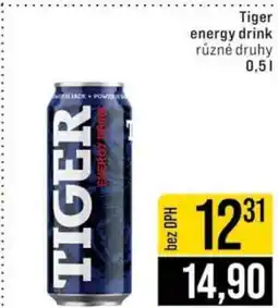 Jip Tiger Energy drink nabídka