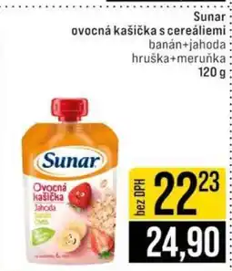 Jip Sunar ovocná kašička s cereáliemi nabídka