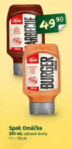 Coop Spak Omáčka nabídka