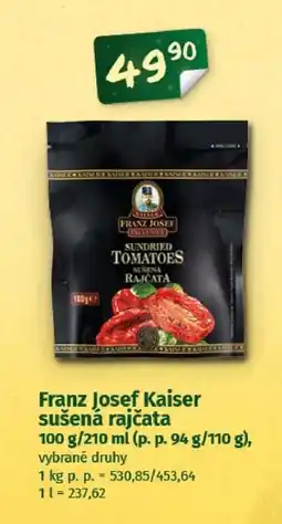 Coop FRANZ JOSEF KAISER SUŠENÁ RAJČATA nabídka