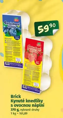 Coop Brick Kynuté knedlíky s ovocnou náplní nabídka